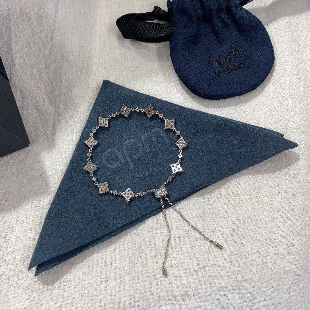 APM Monaco Silver Star Bracelet